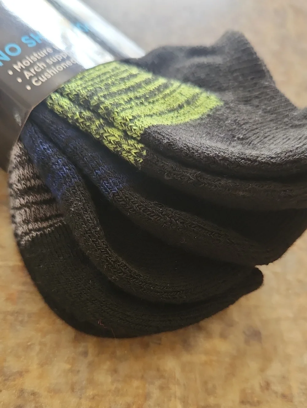 No Show Sport Socks 3 Pack